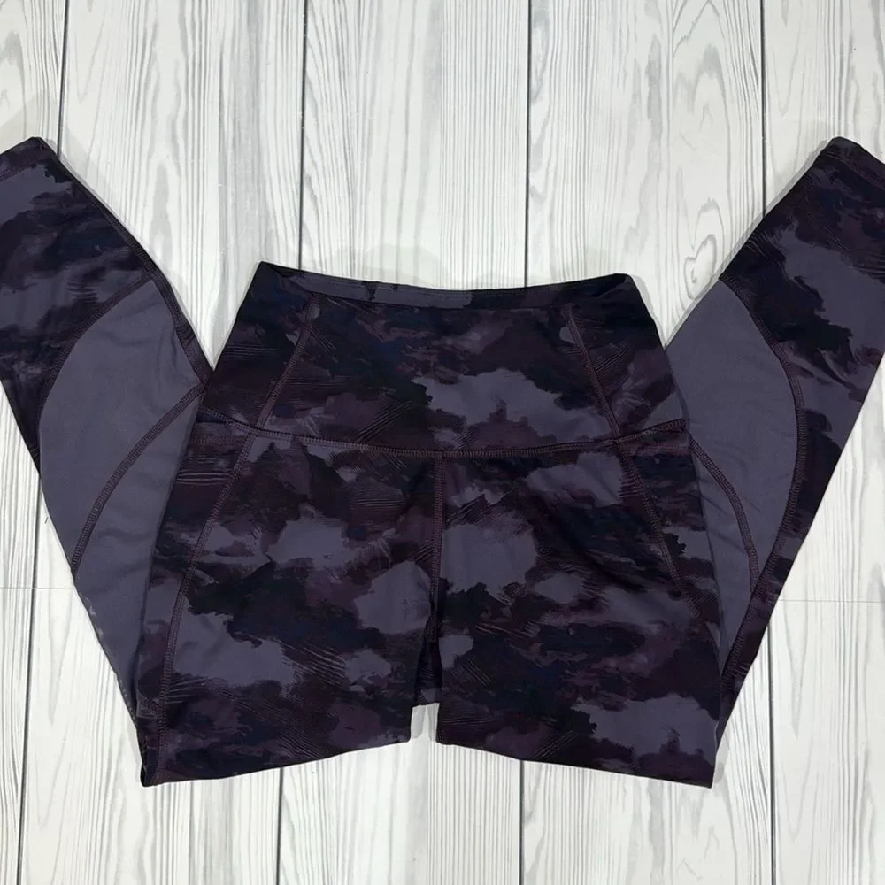 All In Motion Contour Power High Rise 7/8 Legging Cloud Purple Womens SMALL - Picture 5 of 8